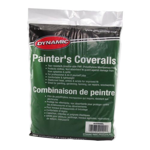 Dynamic Paint AH04400L Heavy Duty PMF Painter&#039;s Coverall, Size Large