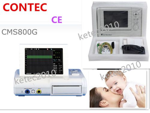 CMS800G Fetal Monitor FHR TOCO Fetal movement, Build-in Printer 8.0 &#034;screen New