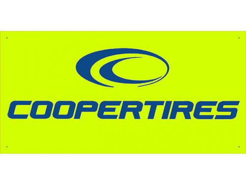 Advertising Display Banner for Cooper tires Sales Service Parts