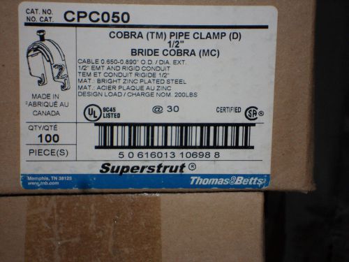 Thomas &amp; Betts SS CPC050 1/2IN COBRA .650-.890 S - Pack of 100