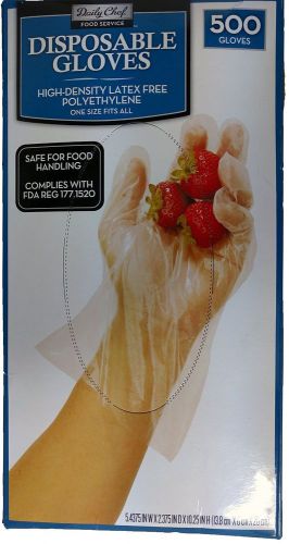 Daily Chef Disposable Gloves 500 Count