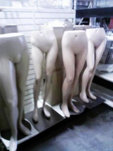 Pant forms &amp; torso displays lot 10 mens womens mannequins store fixtures pallet for sale