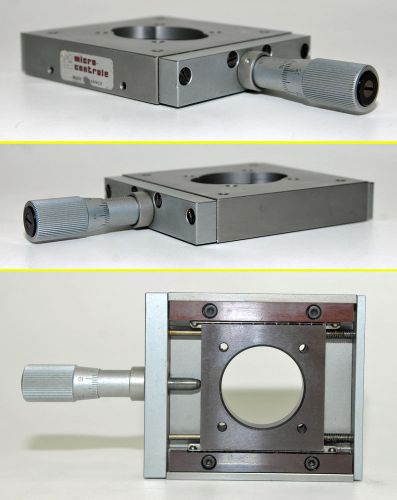 Newport/klinger/microcontrole precision linear stage 25mm travel 10um resolution for sale