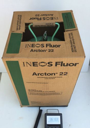Ineos Fluor Arcton Refrigerant R22 FULL 30 lb Tank R-22 Sealed In Box