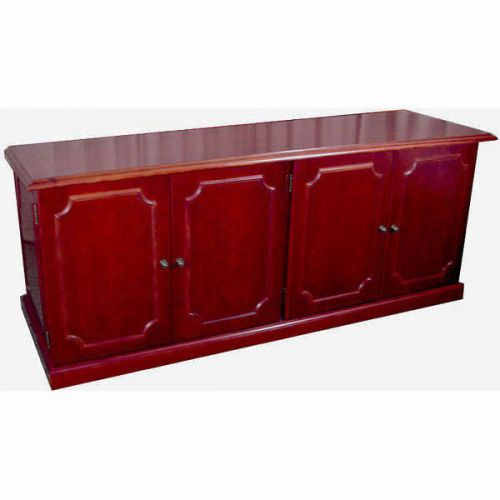 TRADITIONAL OFFICE CABINET CREDENZA Wood Buffet Table Sideboard Meeting Room NEW