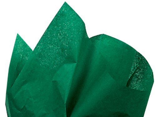 Holiday Green Wrap Tissue Paper 15&#034; X 20&#034; - 100 Sheets
