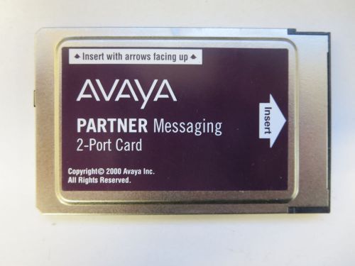 Avaya 2 Port Voicemail Messaging Card for Partner ACS Phone System -REFURBISHED