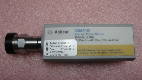 AGILENT   N8481B AVERAGE POWER SENSOR  10 MHz to 18 GHz