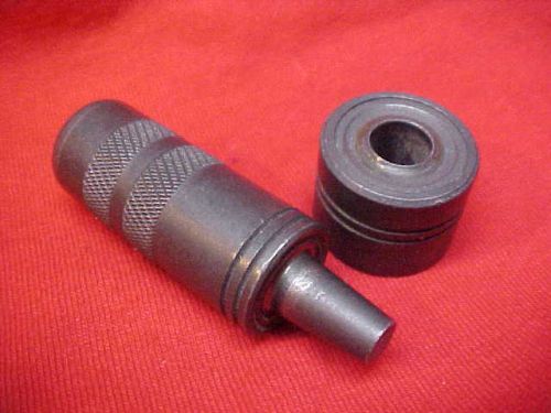 Heavy grommet die and punch #2 3/8&#034; hole upholstery tool awning tarp sign making for sale