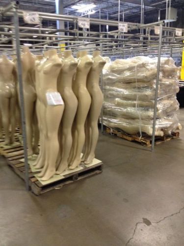 Mannequins female stand womens ladies clothing display lot 30 used store fixture for sale