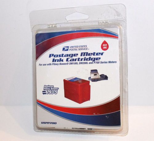 AUTHENTIC SEALED PITNEY BOWES Fluorescent Red Ink Cartridge 793-5 FREE SHIPPING