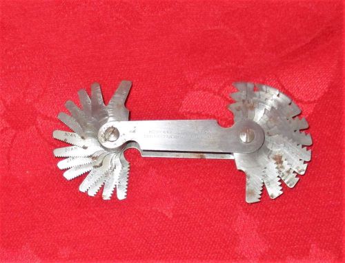 Moore &amp; Wright England Brand #799 Screw Pitch Gage * 4 A.N. To 42 A.N.