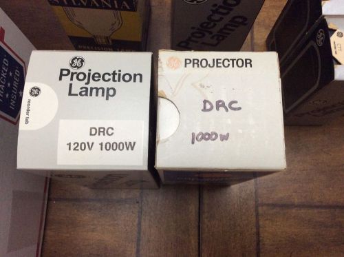 2 new DRC lamps bulbs Sylvania 120V 1000W for projection or lighting
