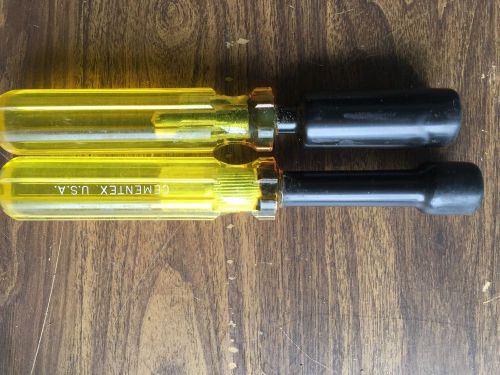 Cementex Insulated Nut Drivers 9/16 And 5/8 Heavy Duty Made In Usa 2 Pcs