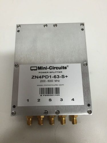 Mini circuits power splitter zn4pd1-63-s + 2000-6000 mhz for sale