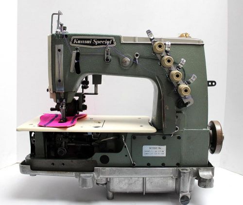 KANSAI SPECIAL DVK-1703-PMD Coverstitch 3-Needle 1/4&#034;  Industrial Sewing Machine