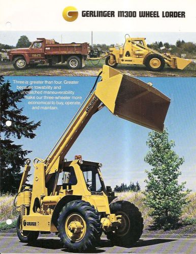 Equipment Brochure - Gerlinger - M300 - Wheel Loader  (E2544)