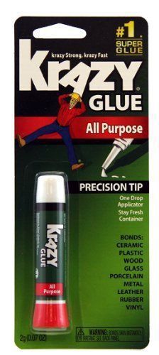 LOT OF 2 NEW Krazy Glue KG585 Instant Super Glue All Purpose Tube 0.07-Ounce OZ