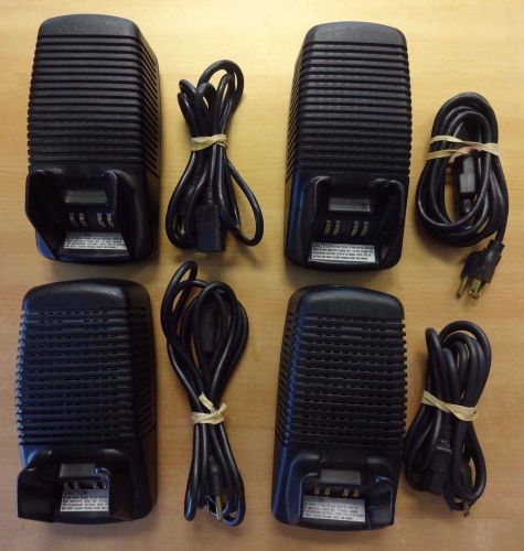 Lot of 4 motorola ntn7209a aa16740 battery charger for sale