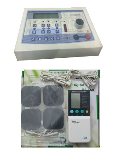 acco combo of Pocket 2channel TNS &amp; Digital MS Electrotherapy Physiotherapy Unit