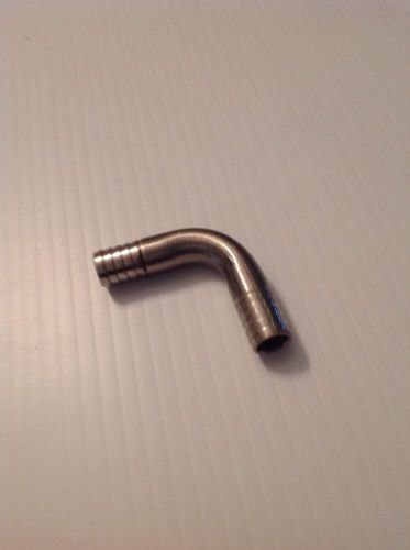 3/8&#034; Elbow Fitting for Draft Beer Line- Stainless Steel- Kegerator Hose 90° Part