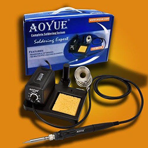 Aoyue 469 Variable Power 60 Watt Soldering Station with Removable Tip Design-...