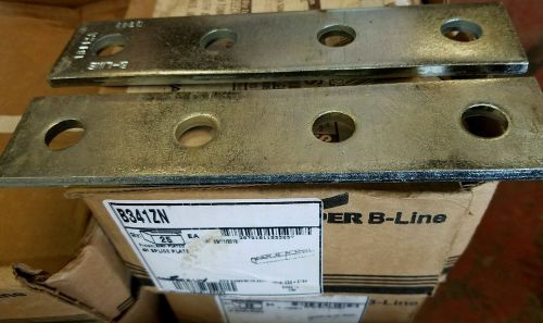 B341zn b line 4 hole splice plate box of 25 for sale