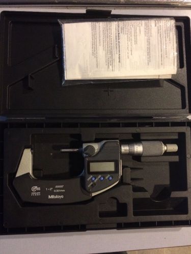 Mitutoyo Digital Micrometer 1-2in Coolant Proof