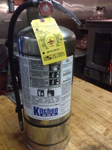 Wet Chem  K-CLASS Fire Extinguisher  With Certification Tag