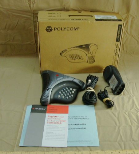 POLYCOM VOICESTATION 300 OFFICE CONFERENCE PHONE 2200-17910-001 ORIGINAL BOX