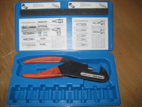 Kings KTH1000 Crimping Tool With Case No Dies (Used)