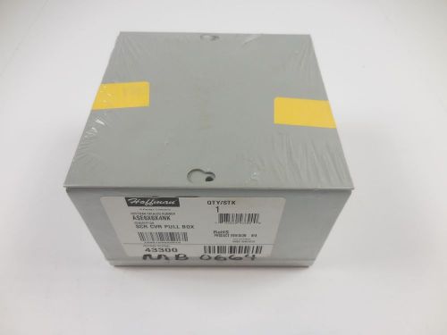 Hoffman SCR CVR Pull Box ASE6X6X4NK NEW IN BOX 43300