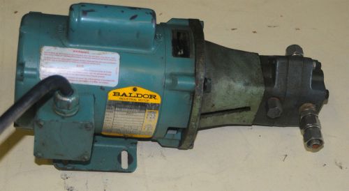 Viking Hydraulic Pump GP-0570-AOV With Baldor 1/3HP 208-230V Single Phase