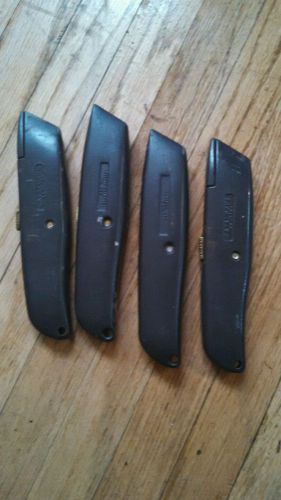 box cutter lot of 4 stanley ardell