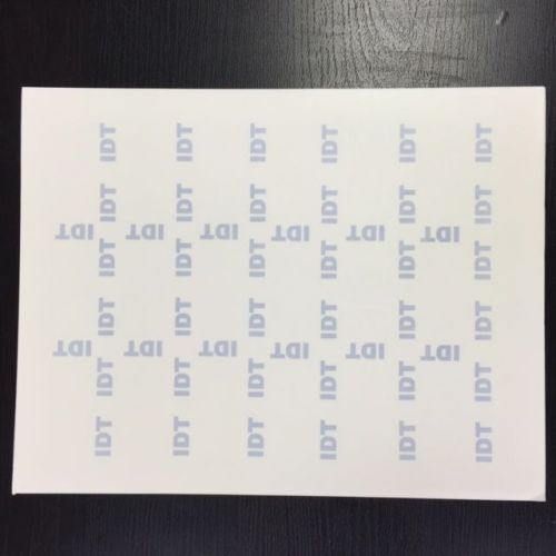 Heat Transfer Paper (Dark T-Shirt) Inkjet Red Grid (8-1/2x11) 50 Sheets