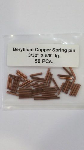 Spring Pin Beryllium Copper 3/32&#034; X 5/8&#034; Lg. 50 PC LOT