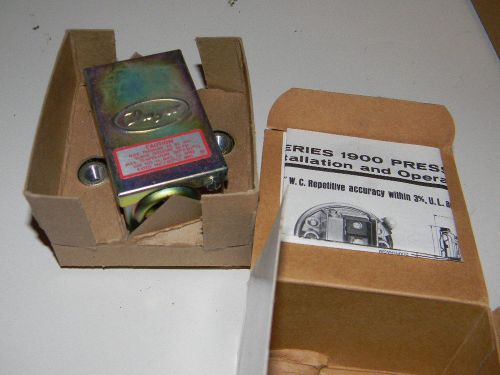 Dwyer 1910-1 differential pressure switch, range 0.40-1.6&#034; w.c., new in box for sale
