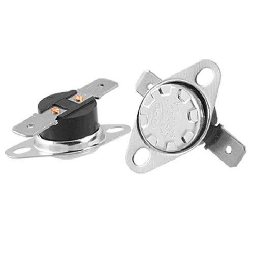 New 2 x black temperature control switch thermostat normal close ksd301 130c gy for sale