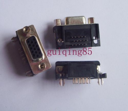 2 X DB 15 DR-15 Right Angle Female VGA Connector Socket