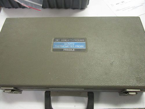 Hewlett Packard 18111A Quartz Thermometer w/ 2120A-027, 2120A-60403 &amp; (2) Blanks