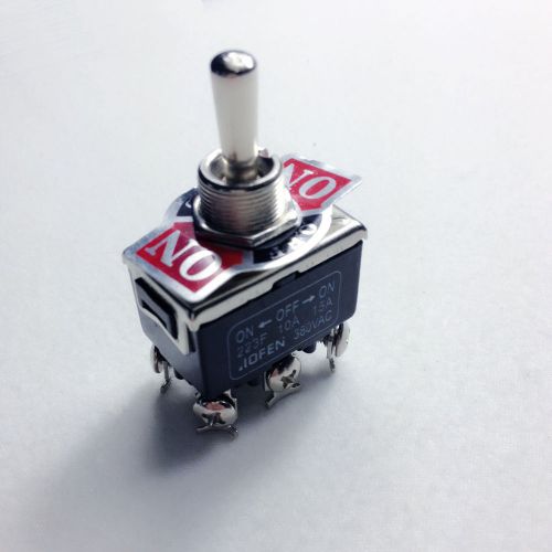 1piece   6-pin toggle dpdt on-off-on momentary switch 15a 250v for sale