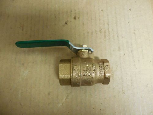 New mcdonald brass 1&#034; ball valve brs125g 600 wog 150 psi for sale