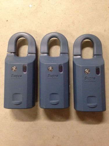 Three GE Supra Lock Boxes