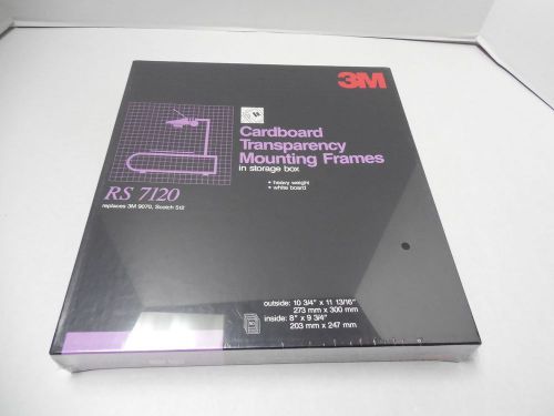 New/Sealed 3M Cardboard Transparency Mounting Frames  RS 7120
