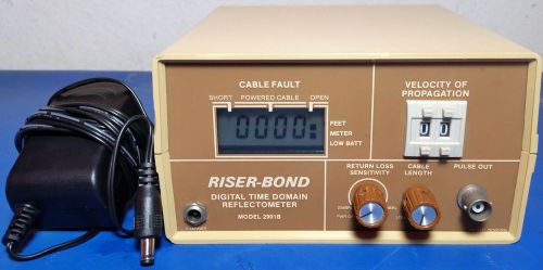Riser Bond 2901B TDR Time Domain Reflectometer Cable Fault Meter