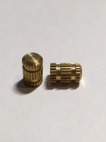 25pcs of m5x11mm(l)*7.05mm (d) brass threaded inserts-blinded high quality for sale