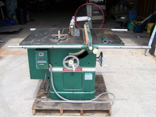 Powermatic model 72 tilting arbor table saw 12&#034; / 14&#034; 7-1/2 hp 3 phase for sale