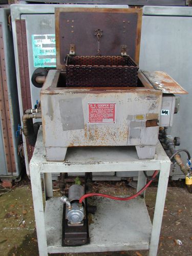 Cooper parts washer, hot tank, cleaner  oil bath quenching tank / heat treating for sale