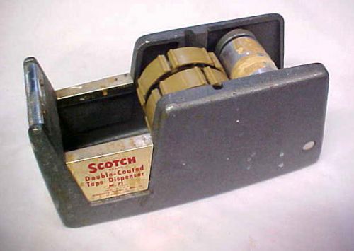 Vintage Scotch Double Coated Tape Dispenser M-71 Heavy Duty Industrial