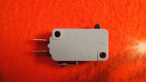 DECO Micro Limit Switch 15A 1/2HP 125-250Vac/ 0.6A-125Vdc/  P/N: u T85